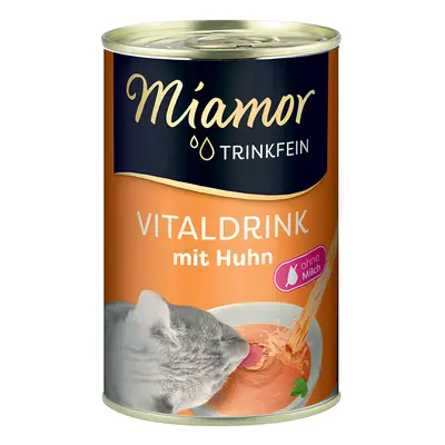 Korzystny pakiet Miamor Vitaldrink napój dla kota, 18 x 135 ml - Kurczak