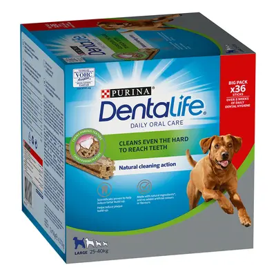 25% taniej! Purina Dentalife, różne rodzaje - Codzienna pielęgnacja zębów dla dużych psów, 2 x 3