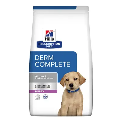 10% taniej! Hill's Prescription Diet, karma sucha dla psa, 2 x 12 kg - Derm Complete Puppy