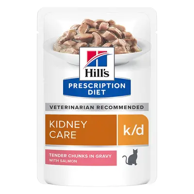 24 + 12 gratis! Hill's Prescription Diet, karma mokra dla kota, 36 x 85 g - k/d Kidney Care, łos