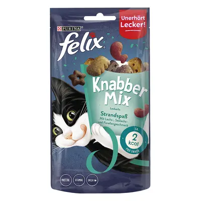 20% taniej! 2 x Felix, przysmaki dla kota, różne rodzaje - KnabberMix: Strand, 2 x 60 g