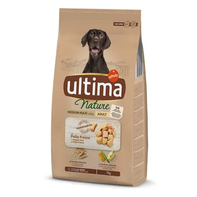 20% taniej! Ultima, karma sucha dla psa - Nature Medium / Maxi kurczak, 2 x 7 kg