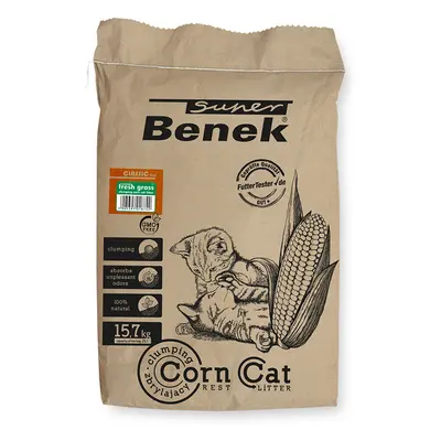 Benek Super CORNCat Świeża trawa żwirek dla kota - 25 l (ok. 15,7 kg)