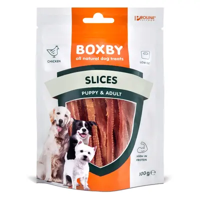 10% taniej! Przysmaki dla psa Boxby, różne rodzaje - Slices, 2 x 100 g