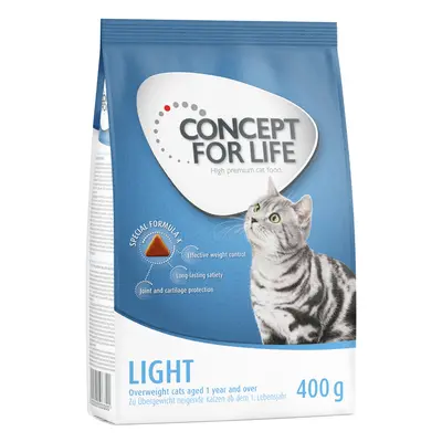 5 zł taniej! Concept for Life, sucha karma, 400 g - Light Adult - Ulepszona receptura!