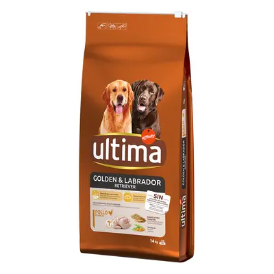 20% taniej! Ultima, karma sucha dla psa - Golden & Labrador Retriever, kurczak, 2 x 14 kg