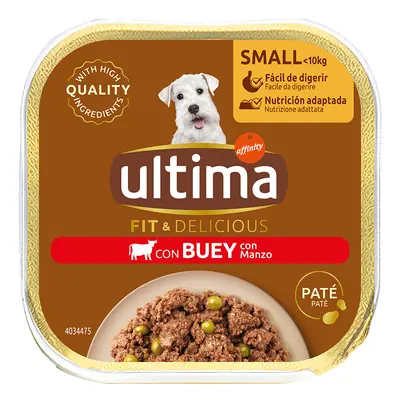 25% taniej! Ultima Fit & Delicious, karma mokra dla psa, 44 x 150 g / 88 x 100 g - Paté Mini, wo