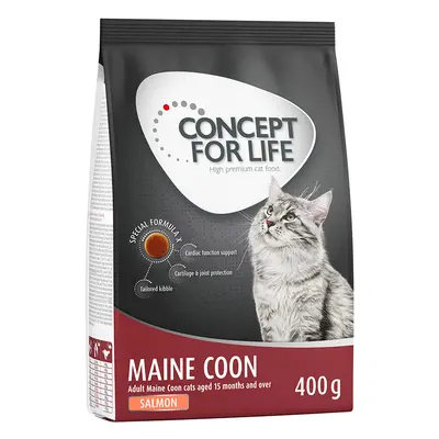 5 zł taniej! Concept for Life, sucha karma, 400 g - Maine Coon Adult, łosoś - bezzbożowa receptu