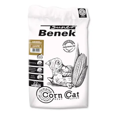 Super Benek Corn Cat Golden, żwirek dla kota - 35 l (ok. 22,5 kg)