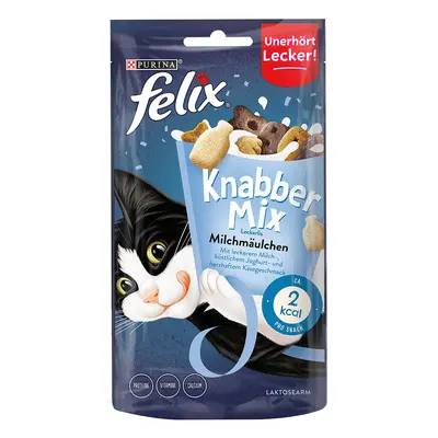 20% taniej! 2 x Felix, przysmaki dla kota, różne rodzaje - KnabberMix: Mleczna rozkosz, 2 x 60 g