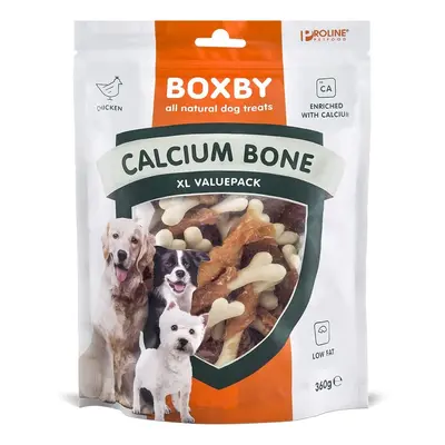 10% taniej! Przysmaki dla psa Boxby, różne rodzaje - Calcium Bone, 2 x 360 g