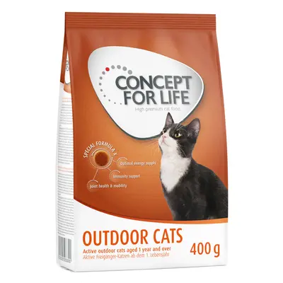 5 zł taniej! Concept for Life, sucha karma, 400 g - Outdoor Cats - ulepszona receptura!