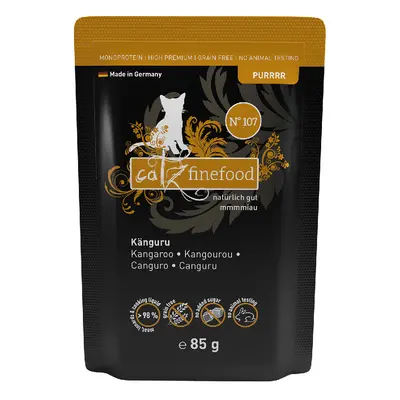 Korzystny pakiet catz finefood Purrrr w saszetkach, 16 x 85 g - No. 107, kangur (16 x 85 g)