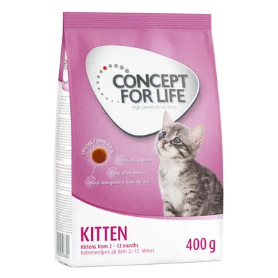 5 zł taniej! Concept for Life, sucha karma, 400 g - Kitten - ulepszona receptura!