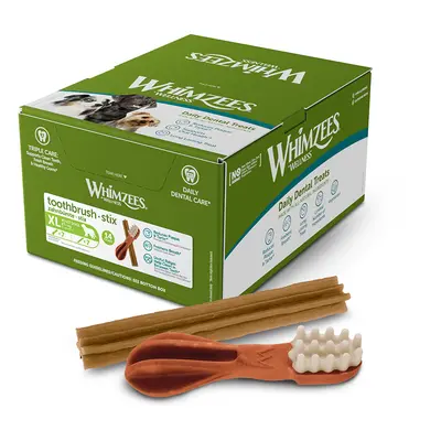 15% taniej! Whimzees by Wellness, przysmaki dla psa - Toothbrush - Stix, XL, Rozmiar XL, 14 szt.