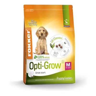 Fokker Puppy/Junior Medium Opti-Grow karma dla psów - Podwójne opakowanie: 2 x 13 kg