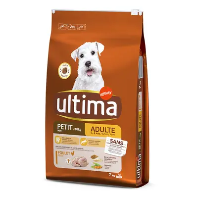 20% taniej! Ultima, karma sucha dla psa - Mini Adult, kurczak, 2 x 7 kg