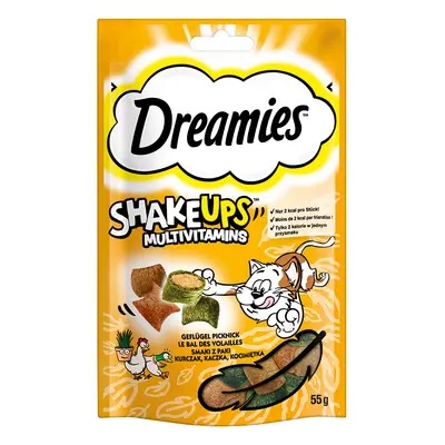 20% taniej! Przysmaki Dreamies, różne rodzaje - Shakeups Multivitamins, piknik drobiowy (55 g)