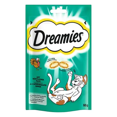 20% taniej! Dreamies, przysmaki dla kota, 60 g / 180 g / 350 g - Indyk, 60 g