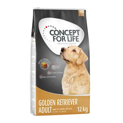 2 x 12 kg / 2 x 4 kg Concept for Life, karma sucha dla psa w super cenie! - Golden Retriever Adu