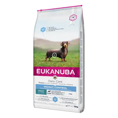 10% taniej! Eukanuba, karma sucha dla psa, 12 kg / 15 kg - Daily Care Weight Control Small/Mediu