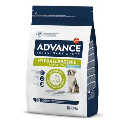 15% taniej! Advance Veterinary Diets, karma sucha, różne rodzaje - Hypoallergenic, 2 x 2,5 kg