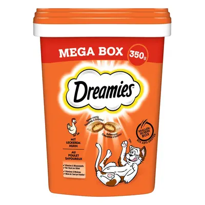 20% taniej! Dreamies, przysmaki dla kota, 60 g / 180 g / 350 g - Megatub, kurczak, 350 g