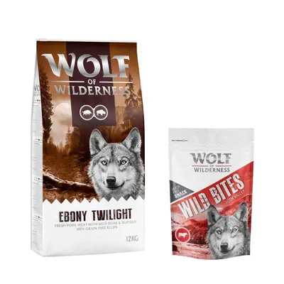 Wolf of Wilderness, sucha karma dla psa, 12 kg + przysmak Wild Bites, 180 g gratis! - "Ebony Twi