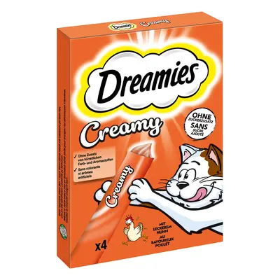 20% taniej! Przysmaki Dreamies, różne rodzaje - Creamy Snacks, kurczak (4 x 10 g)