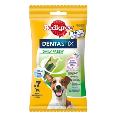 15% taniej! Przysmaki Pedigree, różne rodzaje - DentaStix Fresh, dla małych psów, 110 g, 7 szt.