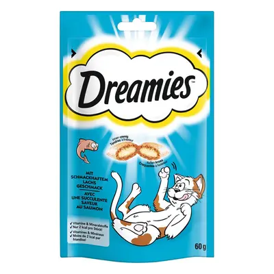 20% taniej! Dreamies, przysmaki dla kota, 60 g / 180 g / 350 g - Łosoś, 60 g