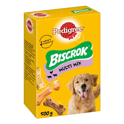 15% taniej! Przysmaki Pedigree dla psa, różne rodzaje - Biscrok w 3 różnych smakach, 500 g