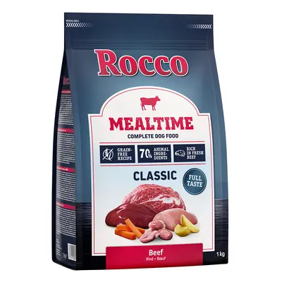 20% taniej! Rocco Mealtime, sucha karma dla psa, 3 x 1 kg - Wołowina