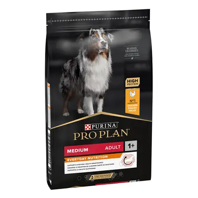 15% taniej! PURINA PRO PLAN, karma sucha dla psa, 3 kg / 7 kg - Medium Adult Everyday Nutrition,