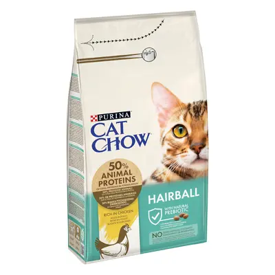 3 + 1 gratis! Purina Cat Chow, karma sucha dla kota, 4 x 1,5 kg - Adult Special Care Hairball Co