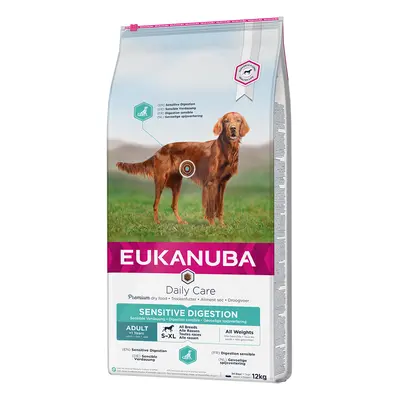 10% taniej! Eukanuba, karma sucha dla psa, 12 kg / 15 kg - Daily Care Adult Sensitive Digestion,