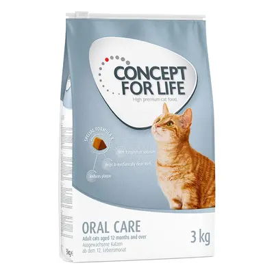 15% taniej! Concept for Life, karma sucha dla kota, 3 kg - Oral Care