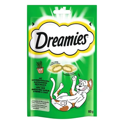 20% taniej! Dreamies, przysmaki dla kota, 60 g / 180 g / 350 g - Kocimiętka, 60 g