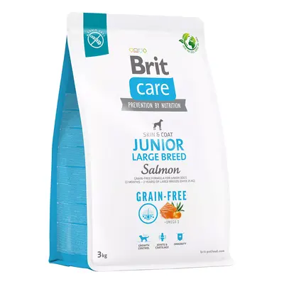 Brit Care Dog Grain-free Junior Large Breed, łosoś i ziemniaki - 3 kg