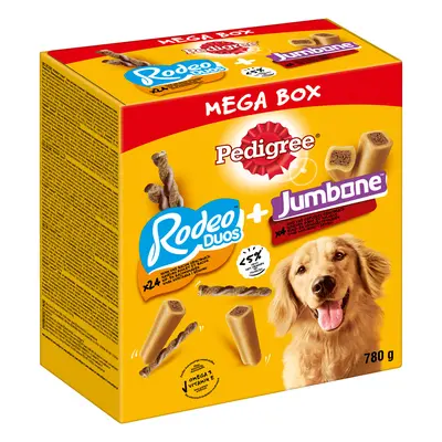 15% taniej! Przysmaki Pedigree, różne rodzaje - Rodeo Duos & Jumbone, 780 g