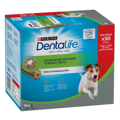 20% taniej! PURINA Dentalife, codzienna pielęgnacja zębów - Dla małych psów, 30 sztuk (10 x 49 g