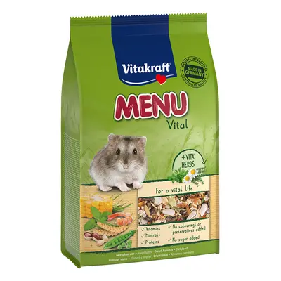 Vitakraft Menu Vital, dla chomików karłowatych - 6 x 400 g