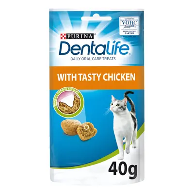 20% taniej! PURINA Dentalife, przysmak dentystyczny, kurczak, 8 x 40 g - 8 x 40 g