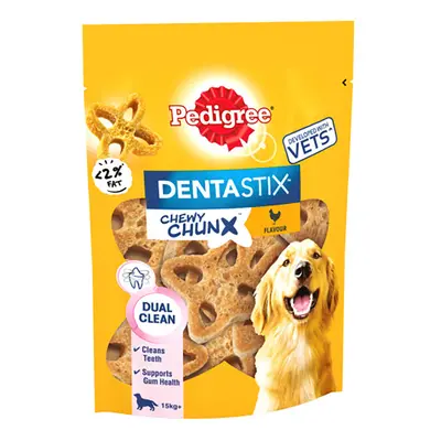 15% taniej! Przysmaki Pedigree dla psa, różne rodzaje - Dentastix Chewy Chunx Maxi, kurczak, 68 