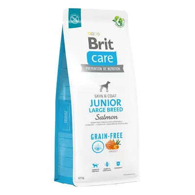 Brit Care Dog Grain-Free Junior Large Breed, łosoś i ziemniaki - 2 x 12 kg