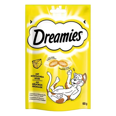 20% taniej! Dreamies, przysmaki dla kota, 60 g / 180 g / 350 g - Ser, 60 g