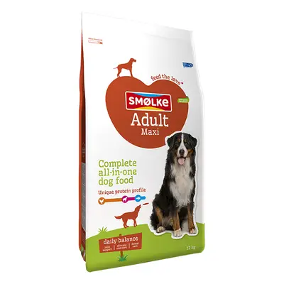 15% taniej! Smølke, sucha karma dla psa, 2 x 12 kg - Adult Maxi Daily Balance