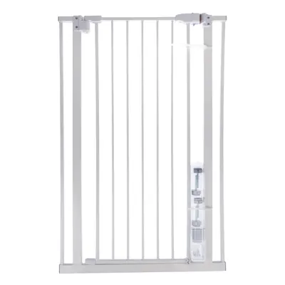 TIAKI wysoka metalowa bramka dla psów - Wys. 104 cm, szer. 74-79 cm