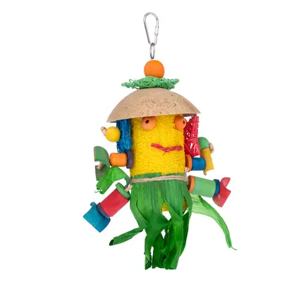 TIAKI zabawka dla ptaków, ludzik Luffa - Dł. x szer. x wys.: ok. 30 x 16 x 10 cm