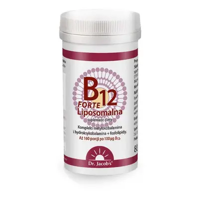 Witaminy B Dr. Jacob's B12 Liposomalna Forte 80g